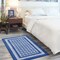 Homeroots 4 x 6 ft. Navy & Ivory Geometric Area Rug 385883 - alternate 9